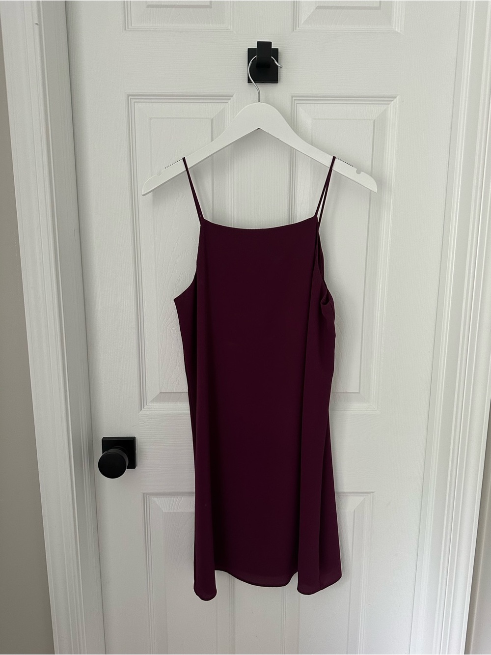 Eight Sixty Plum Spaghetti Strap Mini Dress